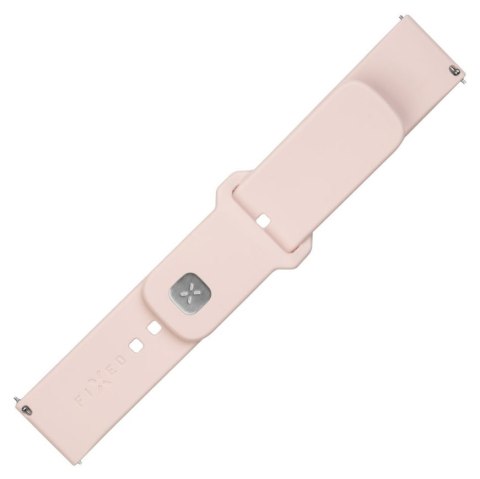 Fixed | Sporty Strap Set with Quick Release 22mm for Smartwatch | 160-235 mm | Pink | Silicone Fixed | Sporty Strap Set with Quick Release 22mm for Smartwatch | 160-235 mm | Pink | Silicone