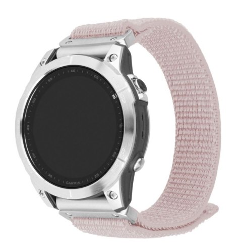 Fixed | Sporty Strap for Garmin QuickFit 22mm | 160-210 mm | Rose gold | Nylon Fixed | Sporty Strap for Garmin QuickFit 22mm | 160-210 mm | Rose gold | Nylon