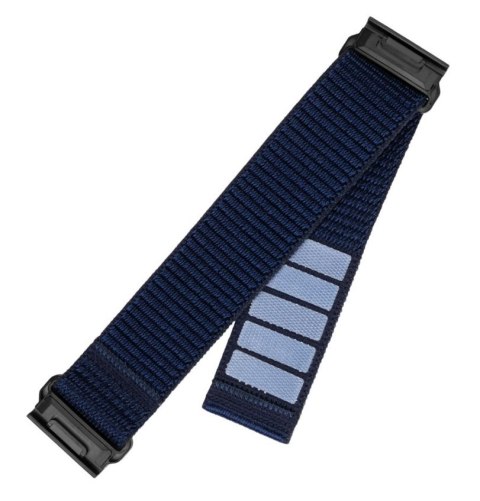 Fixed | Sporty Strap for Garmin QuickFit 26mm | 160-210 mm | Dark blue | Nylon Fixed | Sporty Strap for Garmin QuickFit 26mm | 160-210 mm | Dark blue | Nylon