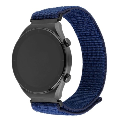 Fixed | Sporty Strap with Quick Release 20mm for Smartwatch | 160-210 mm | Dark Blue | Nylon Fixed | Sporty Strap with Quick Release 20mm for Smartwatch | 160-210 mm | Dark Blue | Nylon