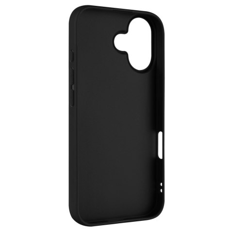 Fixed | Story | Back Cover | Apple | iPhone 16 | Rubber | Black Fixed | Story | Back Cover | Apple | iPhone 16 | Rubber | Black
