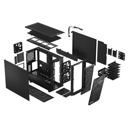 Fractal Design | Meshify 2 | Black Solid | ATX Fractal Design | Meshify 2 | Black Solid | ATX
