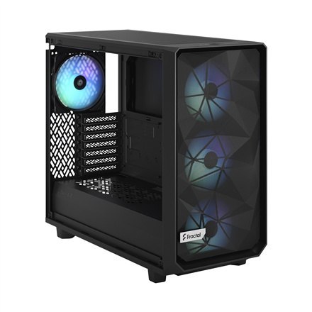 Fractal Design | Meshify 2 Lite RGB TG Light Tint | Side window | Black | E-ATX | Power supply included No | ATX Fractal Design | Meshify 2 Lite RGB TG Light Tint | Side window | Black | E-ATX | Power supply included No | ATX