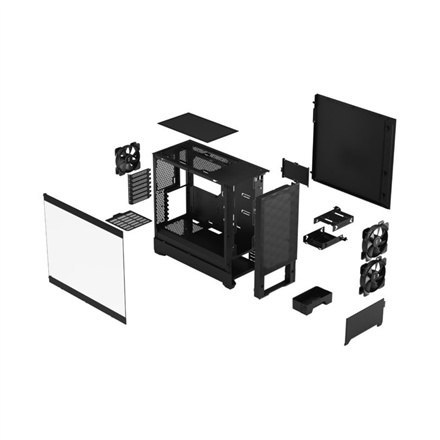 Fractal Design | Pop Air | Side window | Black TG Clear Tint | ATX, mATX, Mini ITX | Power supply included No | ATX Fractal Design | Pop Air | Side window | Black TG Clear Tint | ATX, mATX, Mini ITX | Power supply included No | ATX