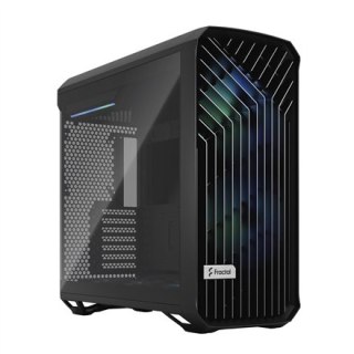 Fractal Design | Torrent Compact RGB TG Light Tint | Okno boczne | Czarny | Zasilacz w zestawie | ATX