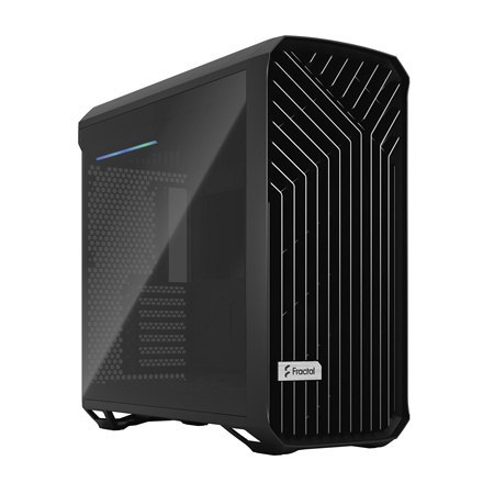 Fractal Design | Torrent Compact TG Dark Tint | Okno boczne | Czarny | Zasilacz w zestawie | ATX Fractal Design | Torrent Compact TG Dark Tint | Okno boczne | Czarny | Zasilacz w zestawie | ATX