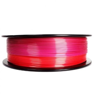 Gembird | Fioletowy/czerwony | Jedwabny filament PLA