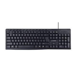 Gembird | Klawiatura multimedialna | KB-UM-107 | Multimedialna | Przewodowa | USA | Czarna
