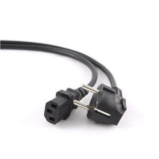Gembird | PC-186-VDE | Kabel zasilający | Zasilanie IEC 60320 C13 | Zasilanie CEE 7/7 | 5 m | Czarny | Czarny