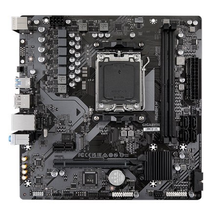 Gigabyte | A620M H 1.0 M/B | Rodzina procesorów AMD | Gniazdo procesora AM5 | DDR5 DIMM | Gniazda pamięci 2 | Obsługiwane interf Gigabyte | A620M H 1.0 M/B | Rodzina procesorów AMD | Gniazdo procesora AM5 | DDR5 DIMM | Gniazda pamięci 2 | Obsługiwane interf