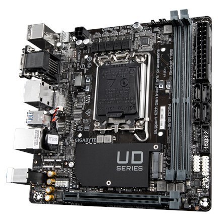 Gigabyte | H610I DDR4 1.0 M/B | Rodzina procesora Intel | Gniazdo procesora LGA1700 | DDR4 DIMM | Sloty pamięci 2 | Obsługiwane Gigabyte | H610I DDR4 1.0 M/B | Rodzina procesora Intel | Gniazdo procesora LGA1700 | DDR4 DIMM | Sloty pamięci 2 | Obsługiwane