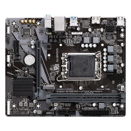 Gigabyte | H610M K DDR4 1.0 M/B | Rodzina procesorów Intel | Gniazdo procesora LGA1700 | DDR4 DIMM | Gniazda pamięci 2 | Obsługi Gigabyte | H610M K DDR4 1.0 M/B | Rodzina procesorów Intel | Gniazdo procesora LGA1700 | DDR4 DIMM | Gniazda pamięci 2 | Obsługi
