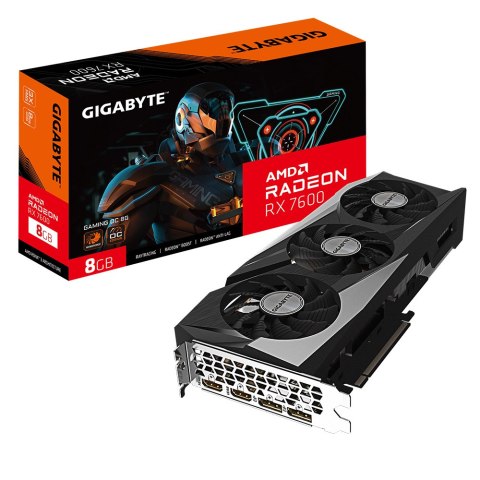 Gigabyte Radeon RX 7600 GAMING OC 8G | AMD | 8 GB | Radeon RX 7600 | GDDR6 | HDMI ports quantity 2 | PCI-E 4.0 Gigabyte Radeon RX 7600 GAMING OC 8G | AMD | 8 GB | Radeon RX 7600 | GDDR6 | HDMI ports quantity 2 | PCI-E 4.0