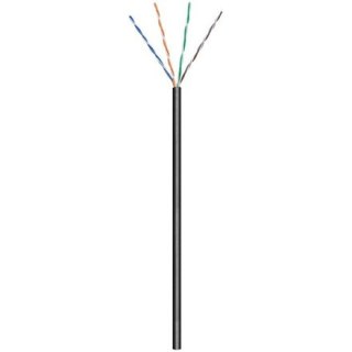 Goobay | CAT 5e | Kabel luzem | Skrętka nieekranowana (UTP) | Czarny | 100 m