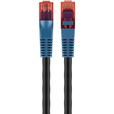 Goobay | CAT 6 Outdoor-patch cable U/UTP | 94389 | 15 m | Black | Wstępnie okablowany, nieekranowany kabel LAN z wtykami RJ45 do Goobay | CAT 6 Outdoor-patch cable U/UTP | 94389 | 15 m | Black | Wstępnie okablowany, nieekranowany kabel LAN z wtykami RJ45 do