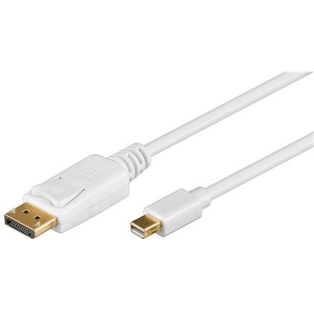 Goobay | Kabel DisplayPort | Męski | Mini DisplayPort | Męski | 20 pin DisplayPort | 2 m | Biały Goobay | Kabel DisplayPort | Męski | Mini DisplayPort | Męski | 20 pin DisplayPort | 2 m | Biały