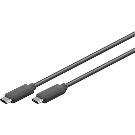 Goobay | Kabel USB-C | Męski | 24-pinowy USB-C | Męski | 24-pinowy USB-C | Czarny | 1 m Goobay | Kabel USB-C | Męski | 24-pinowy USB-C | Męski | 24-pinowy USB-C | Czarny | 1 m