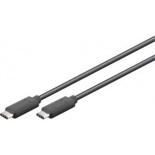 Goobay | Kabel USB-C | Męski | 24-pinowy USB-C | Męski | 24-pinowy USB-C | Czarny | 3 m