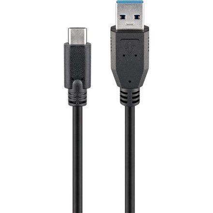 Goobay | Kabel USB-C | Męski | 9-pinowy USB typu A | Męski | 24-pinowy USB-C | Czarny | 2 m Goobay | Kabel USB-C | Męski | 9-pinowy USB typu A | Męski | 24-pinowy USB-C | Czarny | 2 m