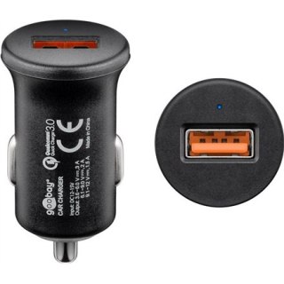 Goobay | Szybka ładowarka samochodowa USB Quick Charge QC3.0 | USB 2.0 żeńskie (typ A)