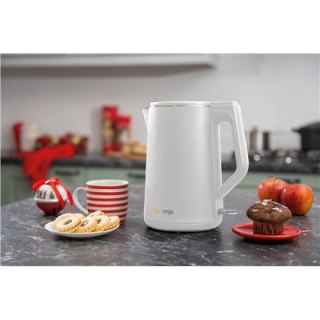 Gorenje | Czajnik | K15DWW | Elektryczny | 2200 W | 1,5 L | Plastik + metal | Podstawa obrotowa 360° | Biały