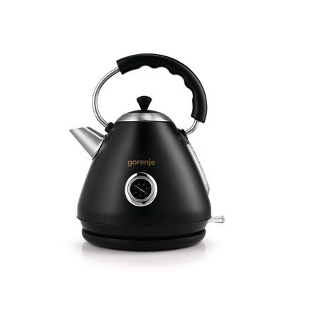 Gorenje | Czajnik | K17CLBK | Elektryczny | 2200 W | 1,7 L | Plastik i metal | Podstawa obrotowa 360° | Czarny Gorenje | Czajnik | K17CLBK | Elektryczny | 2200 W | 1,7 L | Plastik i metal | Podstawa obrotowa 360° | Czarny