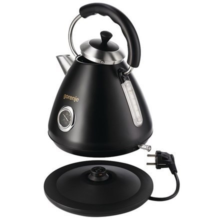 Gorenje | Czajnik | K17CLBK | Elektryczny | 2200 W | 1,7 L | Plastik i metal | Podstawa obrotowa 360° | Czarny Gorenje | Czajnik | K17CLBK | Elektryczny | 2200 W | 1,7 L | Plastik i metal | Podstawa obrotowa 360° | Czarny