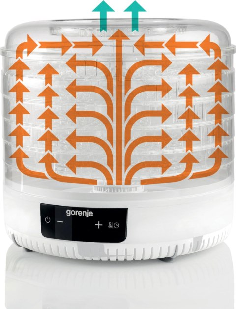 Gorenje | Food Dryer | FDK500GCW | Power 380 W | Number of trays 5 | Integrated timer | White Gorenje | Food Dryer | FDK500GCW | Power 380 W | Number of trays 5 | Integrated timer | White