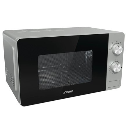 Gorenje | MO20E1S | Kuchenka mikrofalowa | Wolnostojąca | 20 L | 800 W | Srebrna Gorenje | MO20E1S | Kuchenka mikrofalowa | Wolnostojąca | 20 L | 800 W | Srebrna