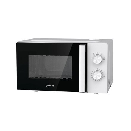 Gorenje | MO20E1WH | Kuchenka mikrofalowa | Wolnostojąca | 20 L | 800 W | Grill | Biały Gorenje | MO20E1WH | Kuchenka mikrofalowa | Wolnostojąca | 20 L | 800 W | Grill | Biały