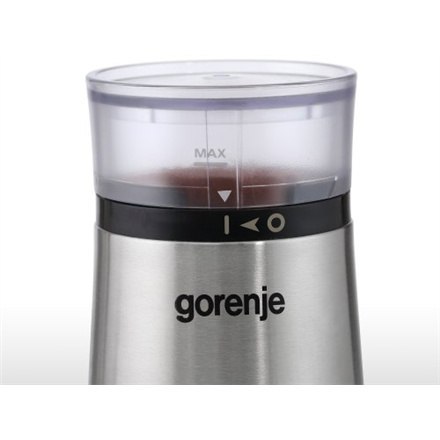Gorenje | Młynek do kawy | SMK150E | 150 W | Pojemność ziaren kawy 60 g | Wyłącznik bezpieczeństwa pokrywy | Stal nierdzewna Gorenje | Młynek do kawy | SMK150E | 150 W | Pojemność ziaren kawy 60 g | Wyłącznik bezpieczeństwa pokrywy | Stal nierdzewna