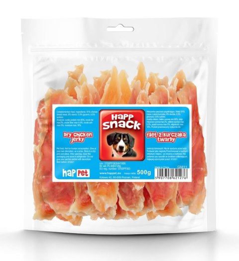 Filet z kurczaka Happet GM11 twardy 500g Filet z kurczaka Happet GM11 twardy 500g