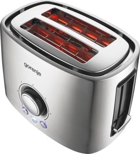 Gorenje | Toaster | T1000E | Power 1000 W | Number of slots 2 | Housing material Metal | Stainless Steel Gorenje | Toaster | T1000E | Power 1000 W | Number of slots 2 | Housing material Metal | Stainless Steel