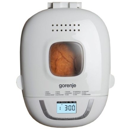 Gorenje | Wypiekacz do chleba | BM910WII | 550 W | Ilość programów 15 | Biały Gorenje | Wypiekacz do chleba | BM910WII | 550 W | Ilość programów 15 | Biały