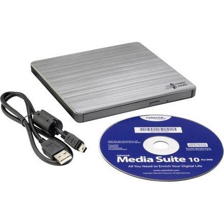 H.L Data Storage | GP60NS60 | DVD±R/RW | Srebrny | USB 2.0 H.L Data Storage | GP60NS60 | DVD±R/RW | Srebrny | USB 2.0
