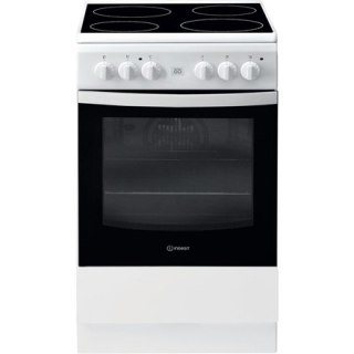 INDESIT | Kuchenka | IS5V8GMW/E | Typ płyty Vitroceramic | Typ piekarnika Electric | Biały | Szerokość 50 cm | Grillowanie | Głę