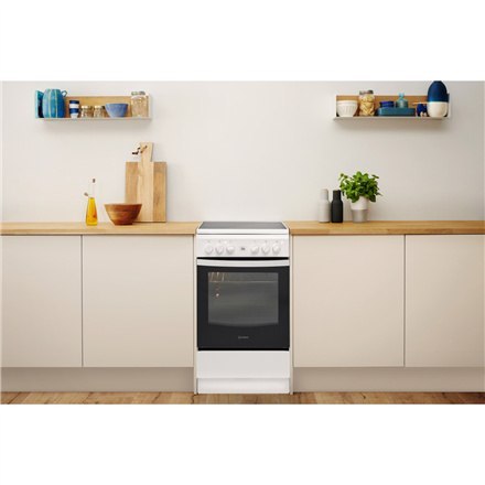 INDESIT | Kuchenka | IS5V8GMW/E | Typ płyty Vitroceramic | Typ piekarnika Electric | Biały | Szerokość 50 cm | Grillowanie | Głę INDESIT | Kuchenka | IS5V8GMW/E | Typ płyty Vitroceramic | Typ piekarnika Electric | Biały | Szerokość 50 cm | Grillowanie | Głę