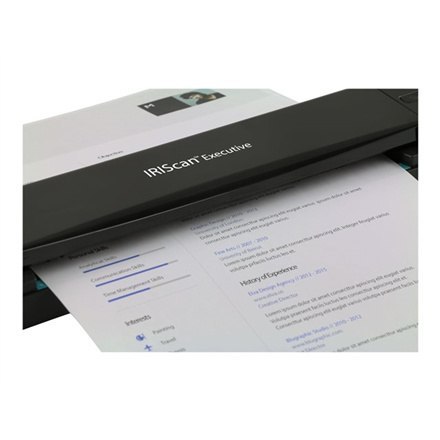 IRIS | Executive 4 | Sheetfed scanner | USB 2.0 | 600 dpi x 600 dpi IRIS | Executive 4 | Sheetfed scanner | USB 2.0 | 600 dpi x 600 dpi