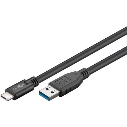 Kabel USB-C Goobay, męski USB-C do męskiego USB typu A, czarny, 3 m - 73141 Sync & Charge Super Speed, 12 miesięcy gwarancji, 0. Kabel USB-C Goobay, męski USB-C do męskiego USB typu A, czarny, 3 m - 73141 Sync & Charge Super Speed, 12 miesięcy gwarancji, 0.