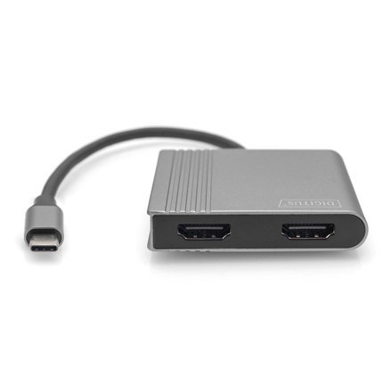 Kabel adaptera wideo Digitus | 19-pinowy HDMI typu A | żeński | 24-pinowy USB-C | męski | gwiezdna szarość Kabel adaptera wideo Digitus | 19-pinowy HDMI typu A | żeński | 24-pinowy USB-C | męski | gwiezdna szarość