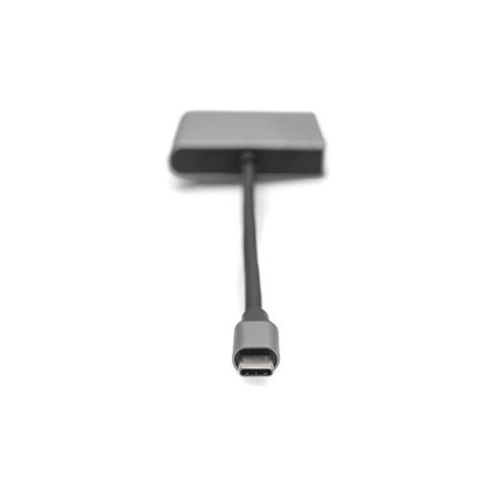 Kabel adaptera wideo Digitus | 19-pinowy HDMI typu A | żeński | 24-pinowy USB-C | męski | gwiezdna szarość Kabel adaptera wideo Digitus | 19-pinowy HDMI typu A | żeński | 24-pinowy USB-C | męski | gwiezdna szarość
