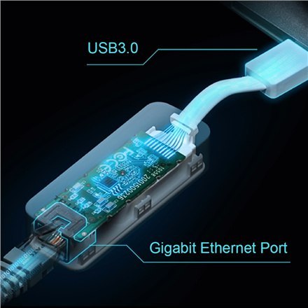 Karta sieciowa TP-LINK | UE300 USB 3.0 do Gigabit Ethernet | 1 10/100/1000 Mbit/s Karta sieciowa TP-LINK | UE300 USB 3.0 do Gigabit Ethernet | 1 10/100/1000 Mbit/s