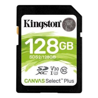 Kingston | Canvas Select Plus | 128 GB | SDHC | Pamięć flash klasy 10
