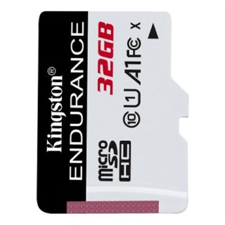 Kingston High Endurance | Karta pamięci flash | 32 GB | Karta pamięci microSDHC UHS-I | Klasa prędkości A1 / UHS-I U1 / Class10