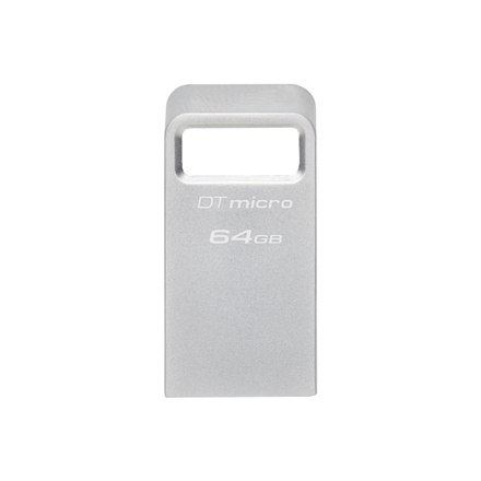 Kingston | USB 3.2 Flash Drive | DataTraveler micro | 64 GB | USB 3.2 | Silver Kingston | USB 3.2 Flash Drive | DataTraveler micro | 64 GB | USB 3.2 | Silver