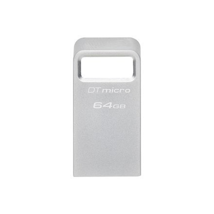 Kingston | USB 3.2 Flash Drive | DataTraveler micro | 64 GB | USB 3.2 | Silver Kingston | USB 3.2 Flash Drive | DataTraveler micro | 64 GB | USB 3.2 | Silver