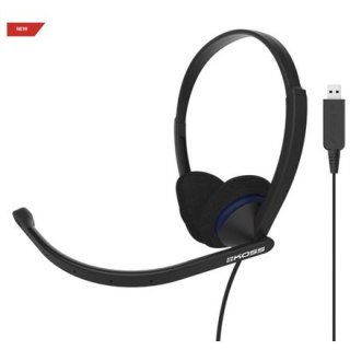 Koss | Słuchawki | CS200 USB | Przewodowe | Nauszne | Mikrofon | Czarne