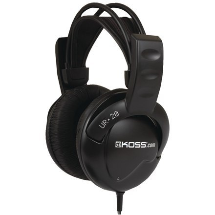 Koss | Słuchawki DJ Style | UR20 | Przewodowe | Nauszne | Z redukcją szumów | Czarne Koss | Słuchawki DJ Style | UR20 | Przewodowe | Nauszne | Z redukcją szumów | Czarne