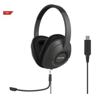 Koss | Słuchawki | SB42 USB | Przewodowe | Nauszne | Mikrofon | Czarny/Szary