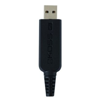Koss | Słuchawki dla graczy | SB45 USB | Przewodowe | Nauszne | Mikrofon | Redukcja szumów | Srebrne/Czarne